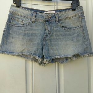 Sold Pink Victoria Secret Frayed Jean Shorts